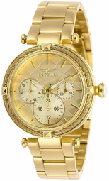 Invicta Dameur 28957 Bolt Guld/gul Guldtonet Stål Ø36.5 Mm