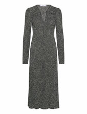 Printed Bow Dress Mango Black