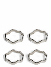 Anna Napkinring 4-pack Sagaform Silver