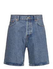 Space Relaxed Denim Shorts Weekday Blue