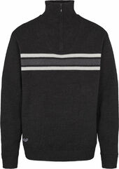 H2o Icon Stripe Wind Knit Striktrøje Unisex Julen 2023 Sort M