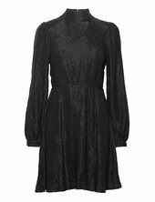 Slfmadina Ls Short Dress B Selected Black