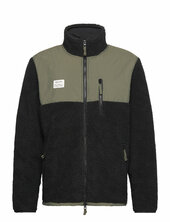 Panel Zip Fleece Resteröds Khaki
