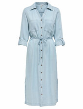Onlcharis Life Ls Bel Shirt Dress Cc Wvn Only Blue