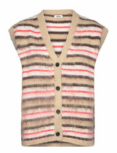 Knitted Vest Monki Beige