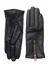 Gloves With Zipper Depeche Black