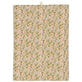 Viskestykke "signe" M/ Store Multifarvede Blomster - Ib Laursen 50x70