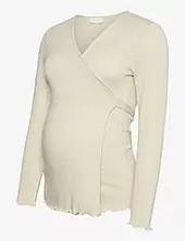 Mlanisette Tess Ls Jrs Top 3f Mamalicious Cream