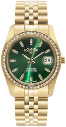 Roamer Monza Dameur 853858-48-79-20 Positano Grøn/gul Guldtonet