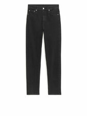 Poppy High Slim Stretch Jeans - Grey