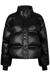 Neo Noir - Jakke - Rhea Shiny Puffer Jacket - Black