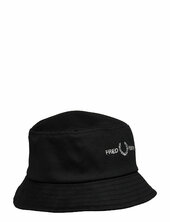 Flp Twill Bucket Hat Fred Perry Black