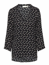 Blake V-neck Top Inwear Black