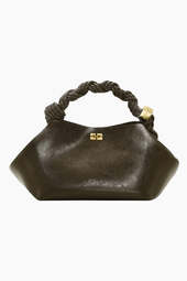 Bou Crinkle Oleatex B2100035 - Dark Olive - Ganni - Brun One Size