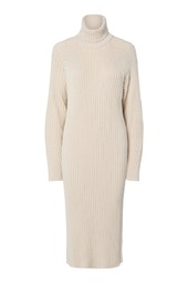 Y.a.s - Kjole - Mavi Knit Midi Rollneck - Dress - Birch