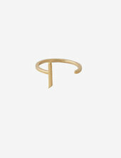 Ring A-z Gold Design Letters Gold