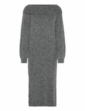 Olmmarie Ls Off Shoulder Dress Knt Only Maternity Grey