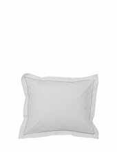 Hotel Percale White/lt Beige Pillowcase Lexington Home White