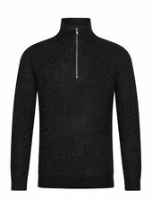 Stand-up Collar Knit Lindbergh Black