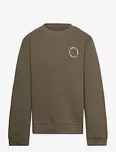 Lars Kids "it's Organic" Crew Sweat Kronstadt Khaki