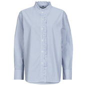Skjorter / Skjortebluser Tommy Hilfiger  Poplin Ruffle Shirt
