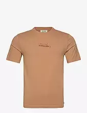 Front And Back Artwork T-shirt Scotch & Soda Beige