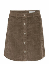 Nmronnie Nw A Shape Skirt Corduroy Noos Noisy May Brown