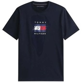 T-shirts M. Korte ærmer Tommy Hilfiger Linear Flag Graphic Tee