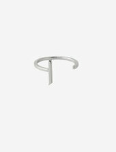 Ring A-z Silver Design Letters Silver