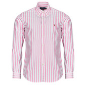 Skjorter M. Lange ærmer Polo Ralph Lauren  Chemise Coupe Droite En Oxford Rayee