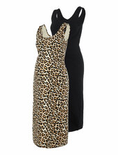 Mlsannie Sl Midi Dress 2-p Mamalicious Black