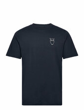 Owl Chest Tee - Gots/vegan Knowledge Cotton Apparel Black
