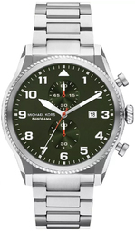 Michael Kors Herreur Mk9196 Panorama Sort/stål Ø44 Mm
