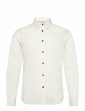 Akleif L/s Cot/linen Shirt Anerkjendt White