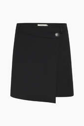 Gz Paula Mw Wrap Skirt - Black - Gestuz - Sort M