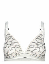 Fleurs Wirefree Triangle Bra Chantelle White