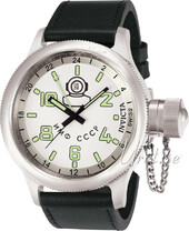 Invicta Herreur 7003 Russian Diver Hvid/læder Ø51.5 Mm