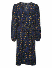 Vmanne Ls Calf Dress Wvn Vero Moda Brown
