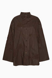 Flower Oversized Shirt - Molé - Rotate - Brun M