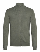 Ecovero L/s Zip Cardigan Lindbergh Khaki