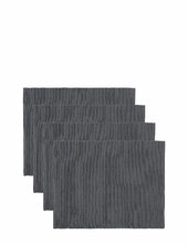 Uni Place Mat Rib 4-pack Linum Grey