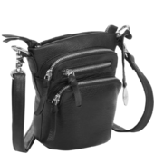 Style Nepal I Sort I Ny Mellemstørrelse. Enestående Og Sublim Skulder - Og Crossbodytaske I Smukt Design Med Rund Bund
