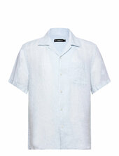 Elio Linen Melange Shirt J. Lindeberg White