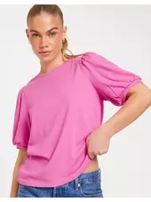 Object Collectors Item Objjamie S/s Top Noos Kortærmede Bluser Wild Orchid Col
