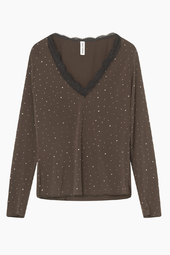 Honeyrs Blouse - Dark Brown - Résumé - Brun M