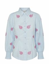 Yasbella Ls Shirt S. Yas Blue