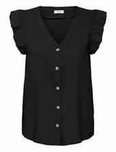 Byfalakka Ruffle Shirt - B.young Black