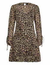 Short Leopard-print Dress Mango Brown