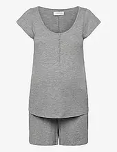Mlmira Lgm Lia Cap Jrs Pyjamas 2f Noos Mamalicious Grey