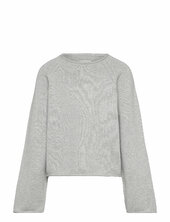 100% Cotton Knitted Sweater Mango Grey